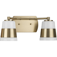 Bathroom Lighting (2 Bulbs) 6-3/4" Width Bathroom Lighting (2 Bulbs) 6-3/4" Width