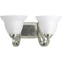  Torino 2 Bulb Bathroom Lighting - Brushed Nickel