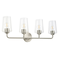 Bathroom Lighting (4 or more bulbs) 33" Width Bathroom Lighting (4 or more bulbs) 33" Width