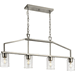 Progress PP400317009 Brushed Nickel Multi Light Pendant