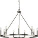 Progress PP400314009 Brushed Nickel Large Foyer Chandelier