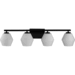 Progress PP30043331M Matte Black 4 or more Bulb Bathroom Light
