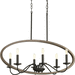 Progress PP400082020 Antique Bronze Mid Sized Chandelier