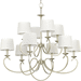 Progress PP400076134 Silver Ridge Large Foyer Chandelier