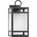 Progress PP56034231M Matte Black Outdoor Entrance Wall Light