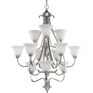 PP441909 Torino Large Foyer Chandelier Chandelier - Brushed Nickel