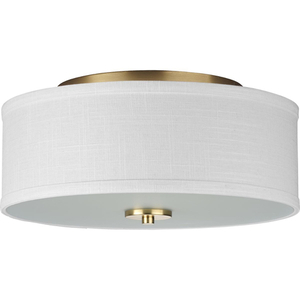 PP350130012 Inspire Flush Mount Ceiling Light - Satin Brass