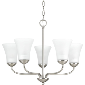 PP477009 Classic Mid Sized Chandelier Chandelier - Brushed Nickel