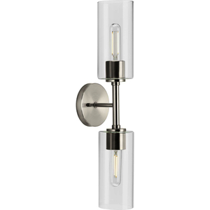 PP710115009 Cofield 2 Bulb Bathroom Lighting - Brushed Nickel
