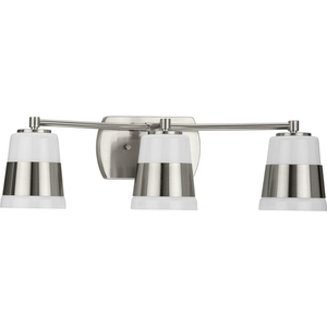 PP300444009 Haven 3 Bulb Bathroom Lighting - Brushed Nickel