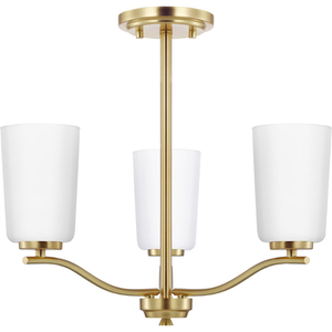 PP400349012 Adley Mini Chandelier - Satin Brass