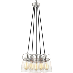 PP400133009 Calhoun Multi Light Pendant Light - Brushed Nickel