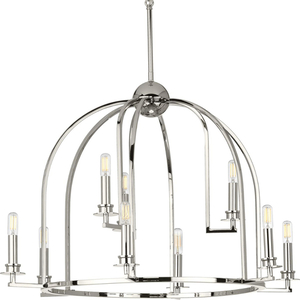 PP400187104 Seneca Mid Sized Chandelier Chandelier - Polished Nickel