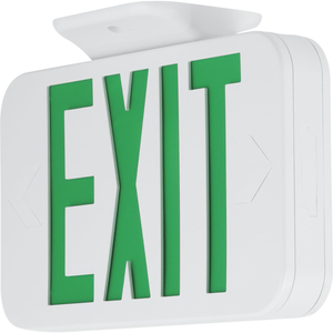 PPETPEUG30 Exit Sign Flush Mount Ceiling Light - White