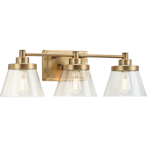 PP300350163 Hinton 3 Bulb Bathroom Lighting - Vintage Brass