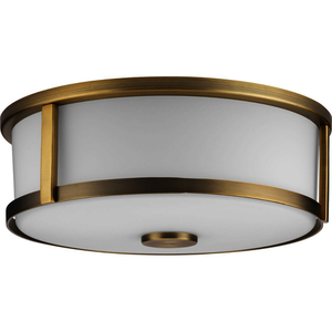 PP350254163 Gilliam Flush Mount Ceiling Light - Vintage Brass