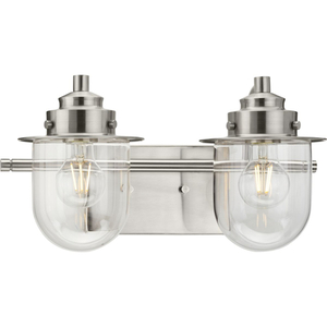 PP300435009 Northlake 2 Bulb Bathroom Lighting - Brushed Nickel