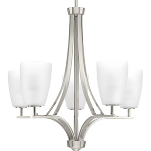 PP400043009 Leap Mid Sized Chandelier Chandelier - Brushed Nickel