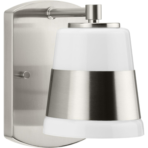 PP300442009 Haven 1 Bulb Wall Sconce - Brushed Nickel