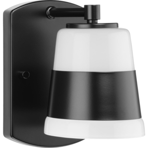 PP30044231M Haven 1 Bulb Wall Sconce - Matte Black