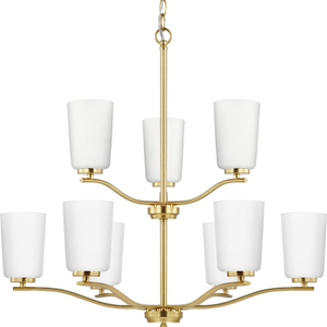 PP400351012 Adley Mid Sized Chandelier Chandelier - Satin Brass