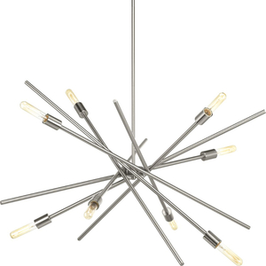 PP400109009 Astra Mid Sized Chandelier Chandelier - Brushed Nickel