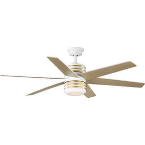 PP25007403030 Carrollwood Large Fan (52'' to 59'') Ceiling Fan - White