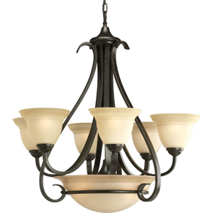 PP441777 Torino Mid Sized Chandelier Chandelier - Forged Bronze