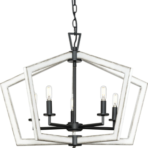 PP40030131M Galloway Mid Sized Chandelier Chandelier - Matte Black