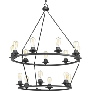 PP400017143 Debut Large Foyer Chandelier Chandelier - Graphite PP400017143 Debut Large Foyer Chandelier Chandelier - Graphite