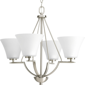 PP462209 Bravo Mid Sized Chandelier Chandelier - Brushed Nickel PP462209 Bravo Mid Sized Chandelier Chandelier - Brushed Nickel