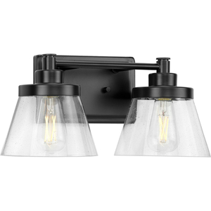 PP30034931M Hinton 2 Bulb Bathroom Lighting - Matte Black