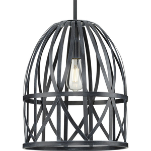 PP500343187 Chastain Down Light Pendant Light - Cerused Black Oak