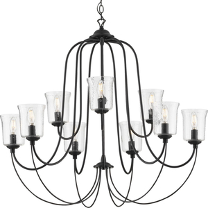 PP400196031 Bowman Large Foyer Chandelier Chandelier - Matte Black