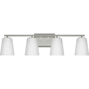 PP300464009 Vertex 4 or More Bulb Bathroom Lighting - Brushed Nickel