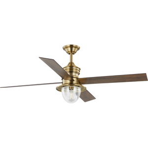 PP250075163WB Gillen Large Fan (52'' to 59'') Ceiling Fan - Vintage Brass