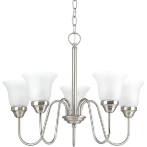 PP475709 Classic Mid Sized Chandelier Chandelier - Brushed Nickel