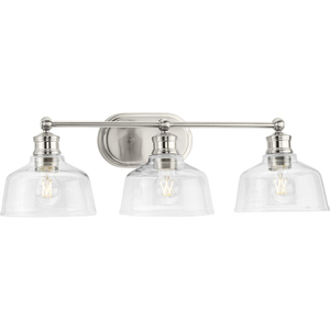 PP300397009 Singleton 3 Bulb Bathroom Lighting - Brushed Nickel