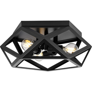 PP35024431M Saucedo Flush Mount Ceiling Light - Matte Black PP35024431M Saucedo Flush Mount Ceiling Light - Matte Black
