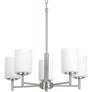 PP431909 Replay Mid Sized Chandelier Chandelier - Brushed Nickel