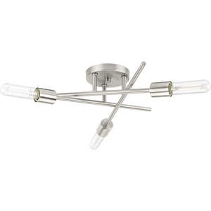 PP350225009 Astra Semi Flush Mount Ceiling Light - Brushed Nickel