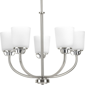 PP400009009 West Village Mid Sized Chandelier Chandelier - Brushed Nickel PP400009009 West Village Mid Sized Chandelier Chandelier - Brushed Nickel