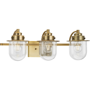 PP300436163 Northlake 3 Bulb Bathroom Lighting - Vintage Brass