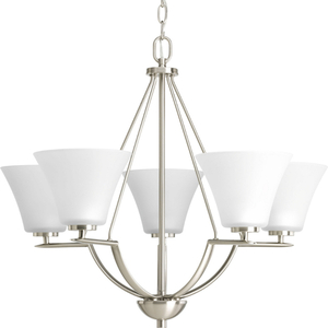 PP462309 Bravo Mid Sized Chandelier Chandelier - Brushed Nickel PP462309 Bravo Mid Sized Chandelier Chandelier - Brushed Nickel