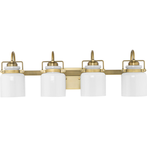 PP300441163 Fessler 4 or More Bulb Bathroom Lighting - Vintage Brass