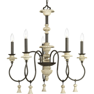 PP400068077 Bergamo Mid Sized Chandelier Chandelier - Forged Bronze