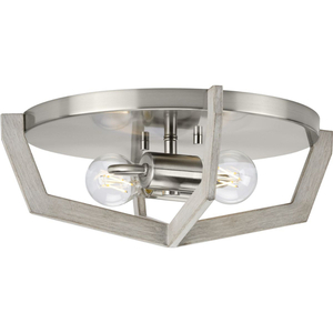 PP350224009 Galloway Flush Mount Ceiling Light - Brushed Nickel