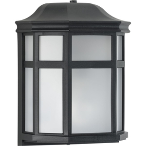 PP560283031PC Milford Non-Metallic Lantern Entrance Outdoor Wall Light - Textured Black