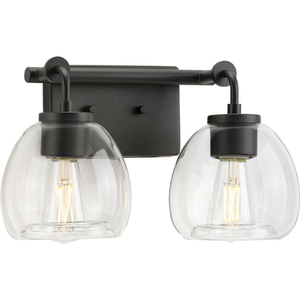 PP300346143 Caisson 2 Bulb Bathroom Lighting - Graphite