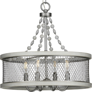 PP400204141 Austelle Drum Pendant Pendant Light - Galvanized Finish